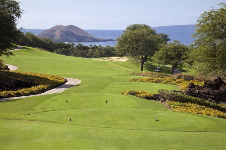 Golf course in Maui